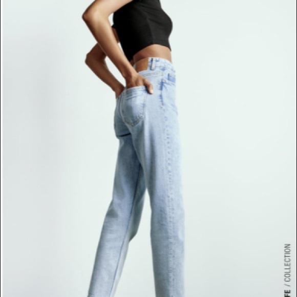 Zara Mom Fit high-waisted jeans Size 4 - Picture 2 of 5